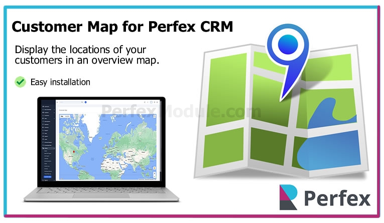 Customer Map for Perfex CRM