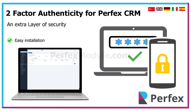 Perfex CRM TWO-Factor Authencitation